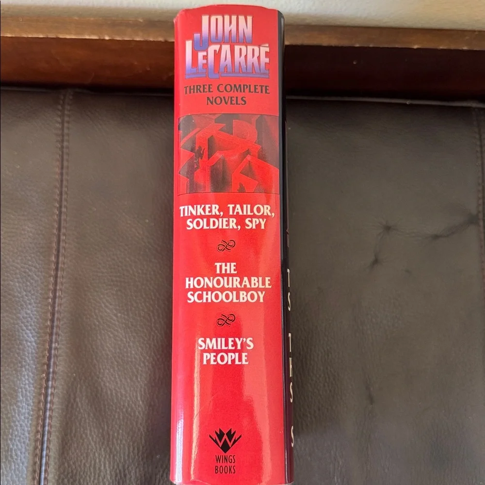 John LeCarre Spy Thriller Hardcover Book Contains Three Complete Novels